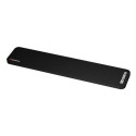 GENESIS Rubid 400 wrist rest Fabric, Rubber Black