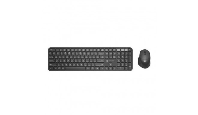 NATEC OCTOPUS 2 keyboard Mouse included Home/Office RF Wireless + Bluetooth QWERTY US International 