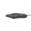 GENESIS Thor 230 TKL keyboard Gaming USB + RF Wireless + Bluetooth QWERTY Black, Grey, Orange