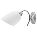 Activejet Classic single wall lamp NIKITA nickel E27 for the living room