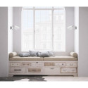 Activejet Classic single wall lamp NIKITA nickel E27 for the living room