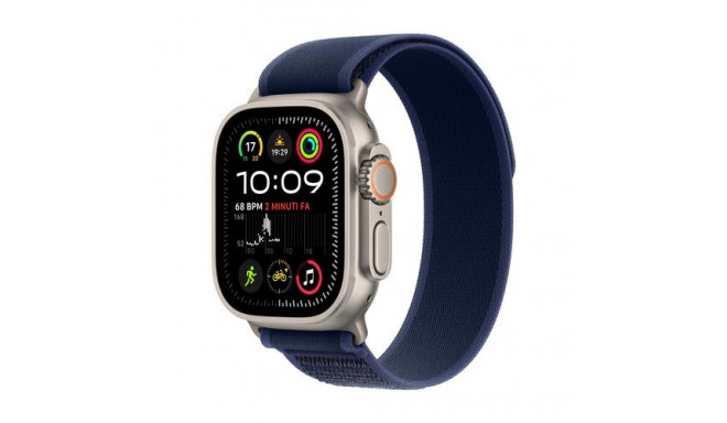 Apple Watch Ultra 2 GPS + Cellular 49mm Natural Titanium Case with Blue Trail Loop - S/M