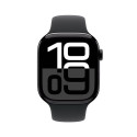 Apple Watch Series 10 OLED 46 mm Digital 416 x 496 pixels Touchscreen 4G Black Wi-Fi GPS (satellite)
