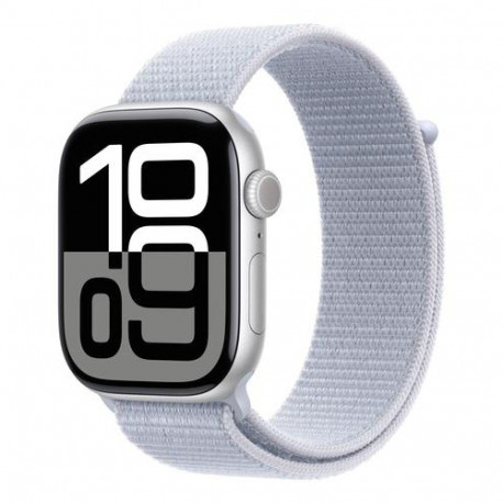 Apple Watch Series 10 OLED 46 mm Digital 416 x 496 pixels Touchscreen Silver Wi-Fi GPS (satellite)