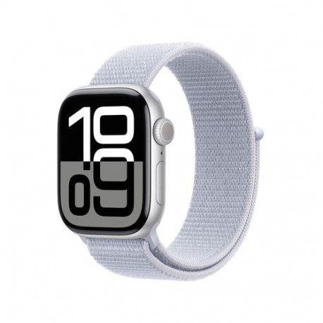Apple Watch Series 10 OLED 42 mm Digital 374 x 446 pixels Touchscreen Silver Wi-Fi GPS (satellite)