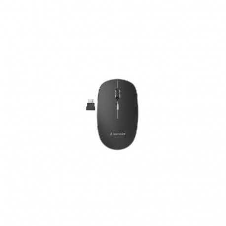 Gembird MUSW-4BSC-01 mouse Ambidextrous RF Wireless + USB Type-C Optical 1600 DPI