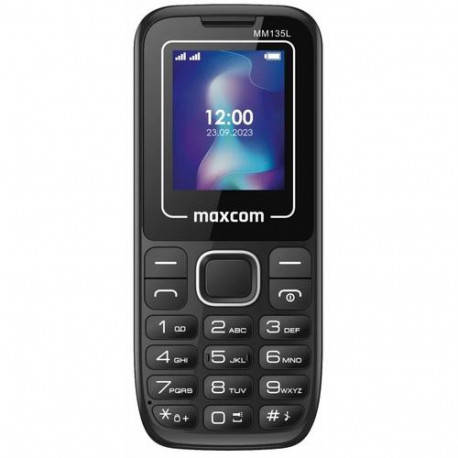 MaxCom Classic MM135 LIGHT 4.5 cm (1.77") 68 g Black Entry-level phone