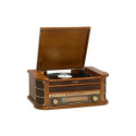Denver MCR-50 audio turntable Brown