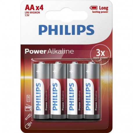 Philips Power Alkaline Battery LR6P4B/10