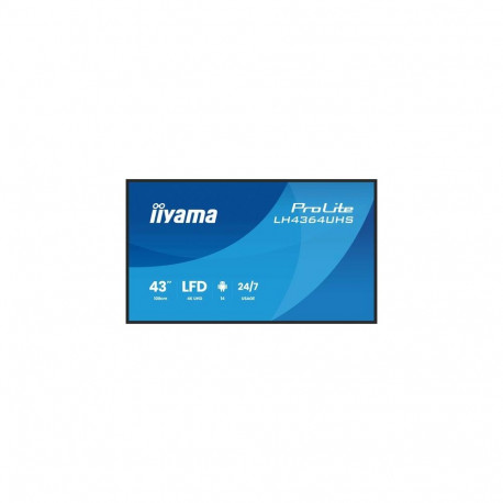 iiyama LH4364UHS-B1AG Signage Display Digital signage flat panel 109.2 cm (43") LED Wi-Fi 500 c