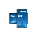 iiyama LH4360UHS-B2AG Signage Display Digital A-board 108 cm (42.5&quot;) LED Wi-Fi 500 cd/m² 4K
