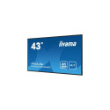 iiyama LH4341UHS-B2 Signage Display 108 cm (42.5&quot;) LCD 500 cd/m² 4K Ultra HD Built-in proce