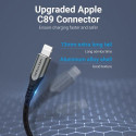 Vention USB 2.0 A to Lightning Cable 1M Gray Aluminum Alloy Type