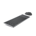 DELL KM7120W keyboard Mouse included Office RF Wireless + Bluetooth QWERTY Nordic Grey, Titanium