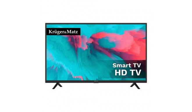 Krüger&amp;Matz KM0232-S6 TV 81.3 cm (32&quot;) HD Smart TV Wi-Fi Black 220 cd/m²