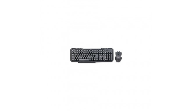Gembird KBS-WM-02 keyboard Mouse included Office RF Wireless QWERTY US English Black