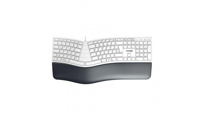CHERRY KC 4500 ERGO keyboard Universal USB QWERTZ German White