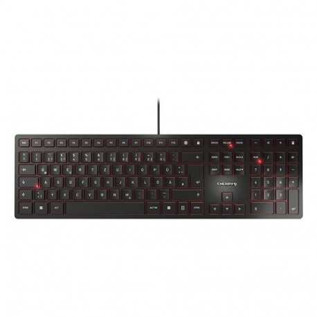 CHERRY KC 6000 Slim keyboard Universal USB QWERTZ German Black