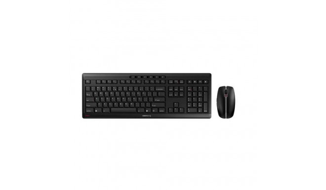 CHERRY Stream Desktop Recharge keyboard Mouse included Universal RF Wireless QWERTY English Black