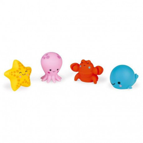 JANOD J04703 bath game/toy/sticker Bath animal Blue, Pink, Red, Yellow