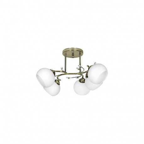 Activejet Classic ceiling chandelier pendant lamp IRMA Patina 5xE27 for living room
