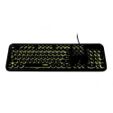 iBox PULSAR keyboard USB QWERTY Black