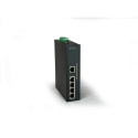 LevelOne 5-Port Fast Ethernet Industrial Switch, -40°C to 75°C