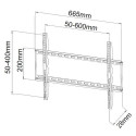Techly ICA-PLB 162L TV mount 165.1 cm (65&quot;) Black