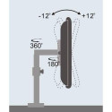 Techly 13-27&quot; Desk Stand for Monitor Middle Arm Tilt&quot; ICA-LCD 501BK