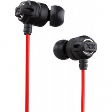 JVC HA-FX1X Headphones Wired Music Black, Red