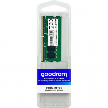 Goodram GR3200S464L22/32G memory module 32 GB 1 x 32 GB DDR4 260-pin SO-DIMM