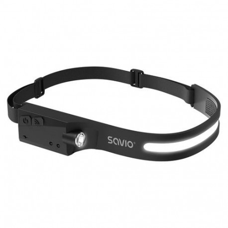 Savio FL-02 flashlight Black Headband flashlight LED