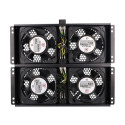 Extralink 4 Way fan unit for standing cabinets, 2m cable with EU plug