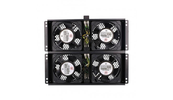 Extralink 4 Way fan unit for standing cabinets, 2m cable with EU plug