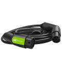 Green Cell EV10 electric vehicle charging cable Black Type 2 1 7 m