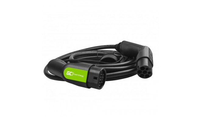 Green Cell EV10 electric vehicle charging cable Black Type 2 1 7 m