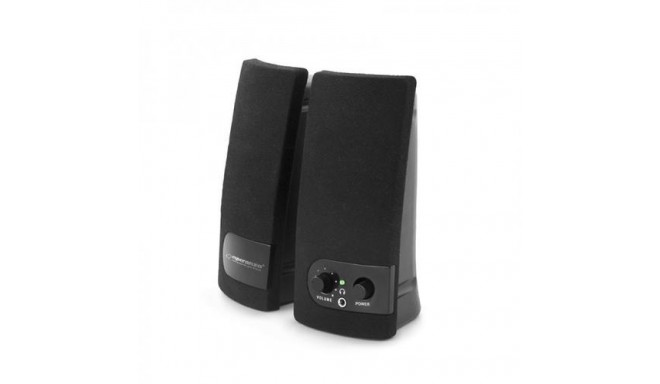 Esperanza EP119 loudspeaker 2-way Black Wired 6 W
