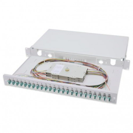Digitus Fiber Optic Splice Box, Equipped, LC, OM3