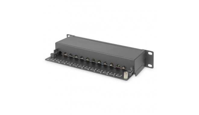 Digitus CAT 6, Class E Patch Panel, shielded, black