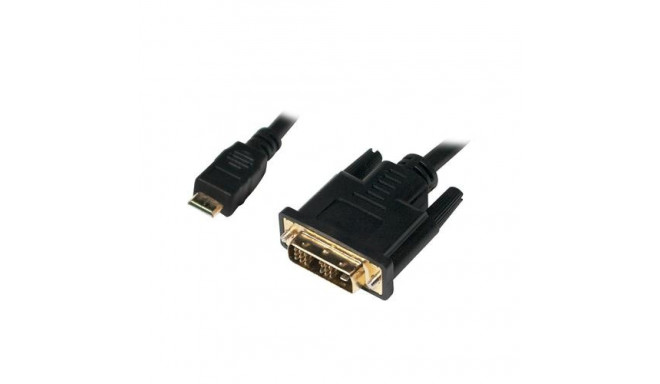 LogiLink Mini-HDMI - DVI-D M/M 1m Black