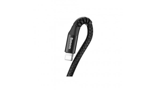 Baseus CALSR-01 lightning cable 1 m Black