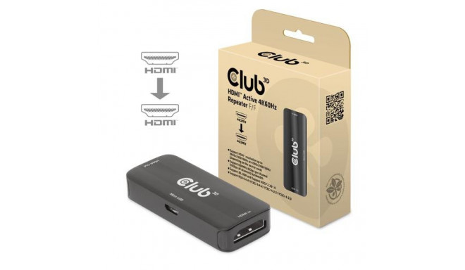CLUB3D HDMI Active 4K60Hz Repeater F/F