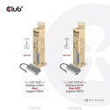 CLUB3D USB3.2 Gen1 Type-C to Dual Link DVI-D HDCP OFF version Active Adapter M/F for Apple Cinema Di