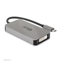 CLUB3D USB3.2 Gen1 Type-C to Dual Link DVI-D HDCP OFF version Active Adapter M/F for Apple Cinema Di