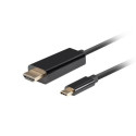 Lanberg CA-CMHD-10CU-0018-BK video cable adapter 1.8 m USB Type-C HDMI
