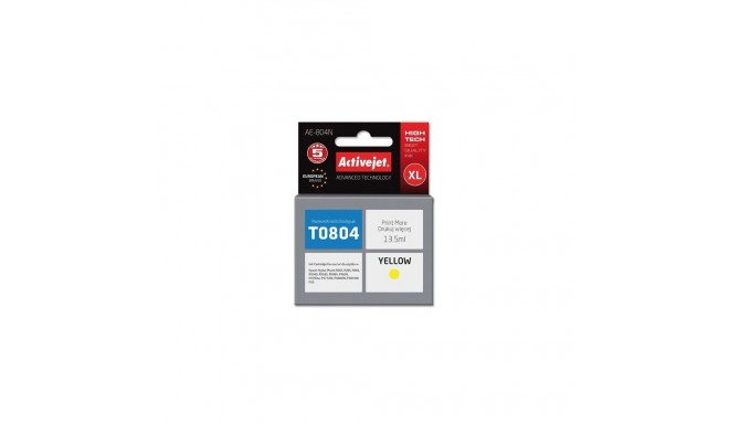 Activejet AE-804N ink (replacement for Epson T0804; Supreme; 13.5 ml; yellow)