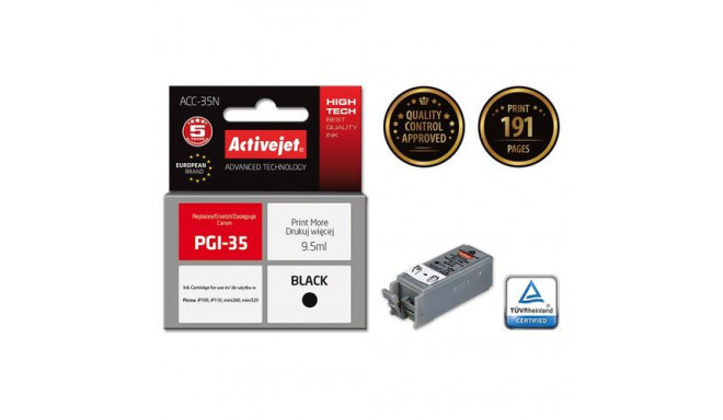 Activejet ACC-35N ink (replacement for Canon PGI-35; Supreme; 9.5 ml; black)