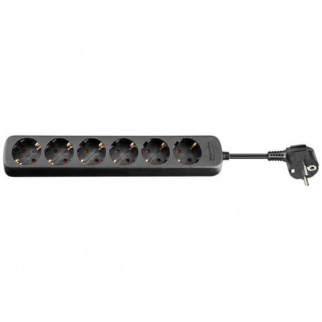 Goobay 6-Way Power Strip, 3 m, black