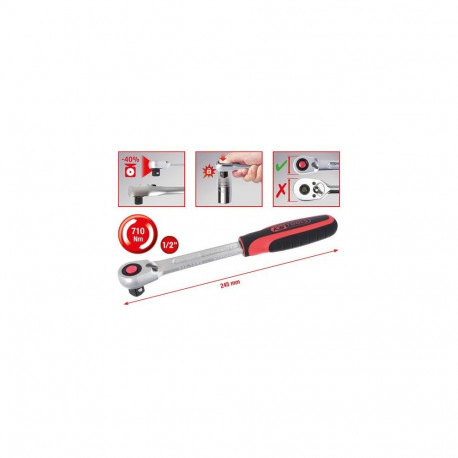 KS Tools 920.1290 ratchet wrench Chromium-vanadium steel 72 pc(s)