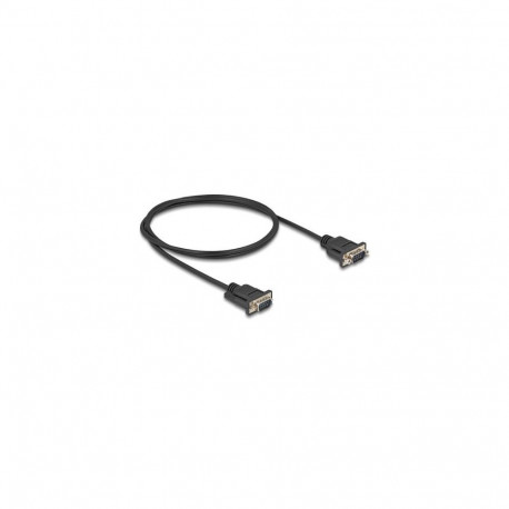 DeLOCK Serial Cable RS-232 D-Sub9 male to male with narrow plug housing 1 m